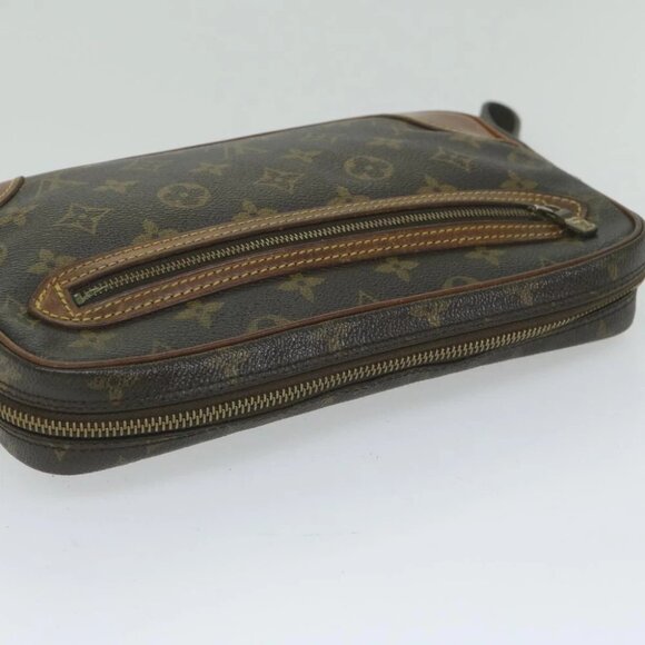 LOUIS VUITTON Monogram Marly Dragonne GM Clutch Bag M51825 LV Auth 61286 - Picture 8 of 15